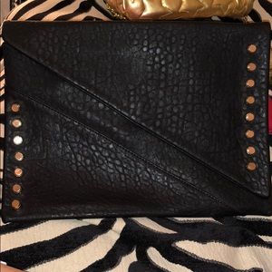 Large Black & Gold Clutch ✨